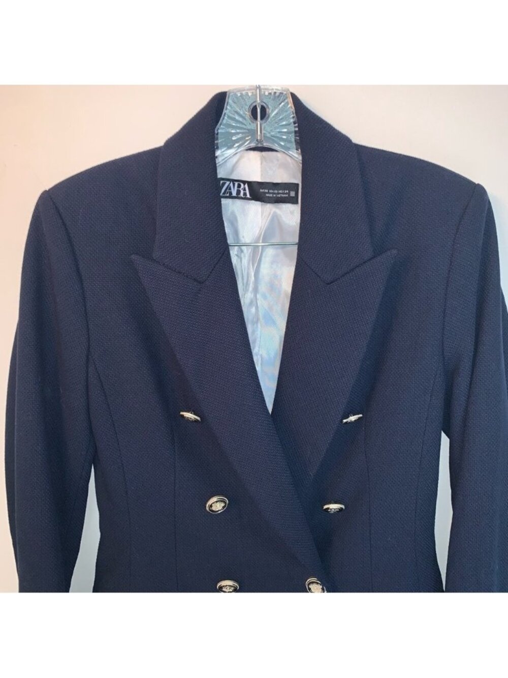 Zara Blazer Navy Blue XS - Picture 13 of 14